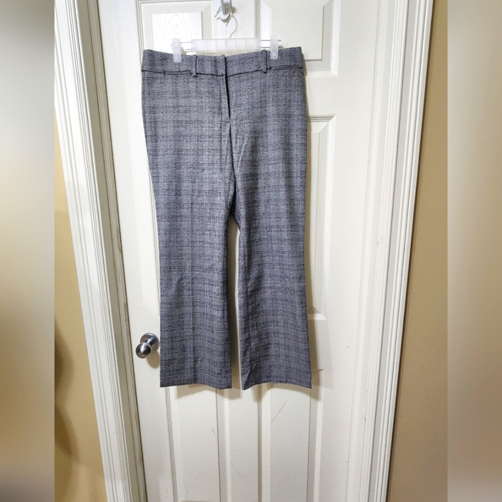 Gray Plaid Dress Pants